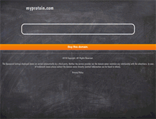 Tablet Screenshot of myprotain.com